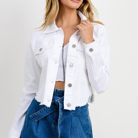 Raw Cut Jean Jacket - Picture 4 of 4